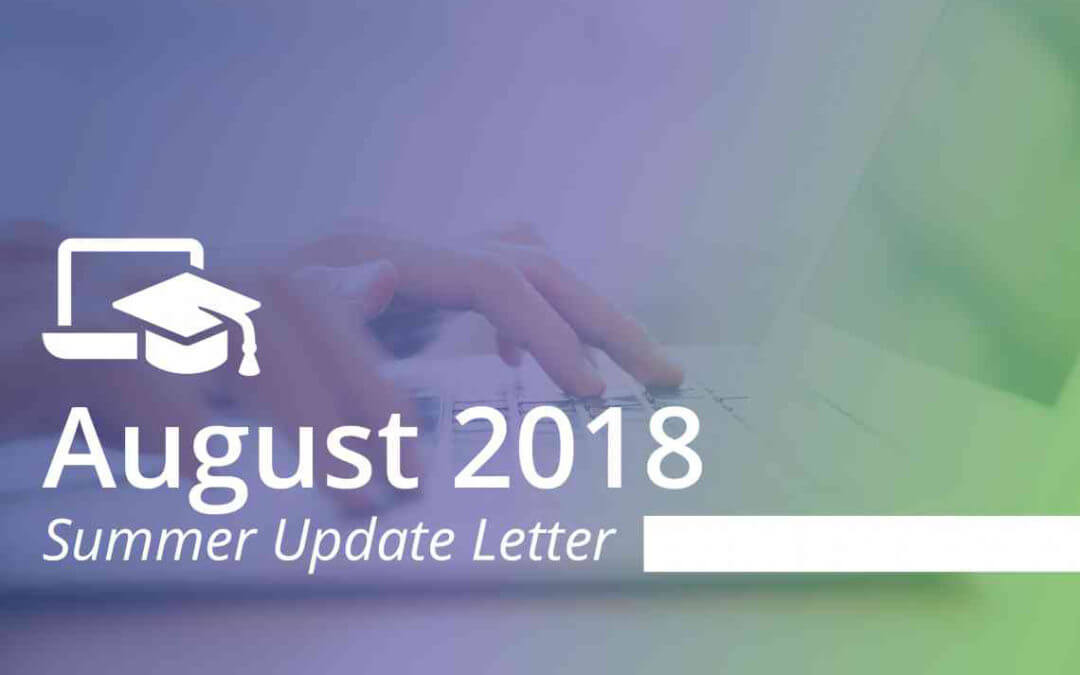 August 2018 Summer Update Letter